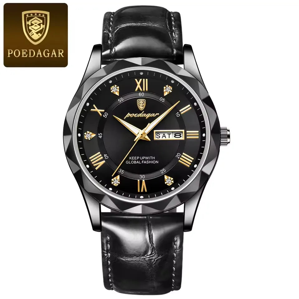 Poedagar Horizont Hide® Men's Watch