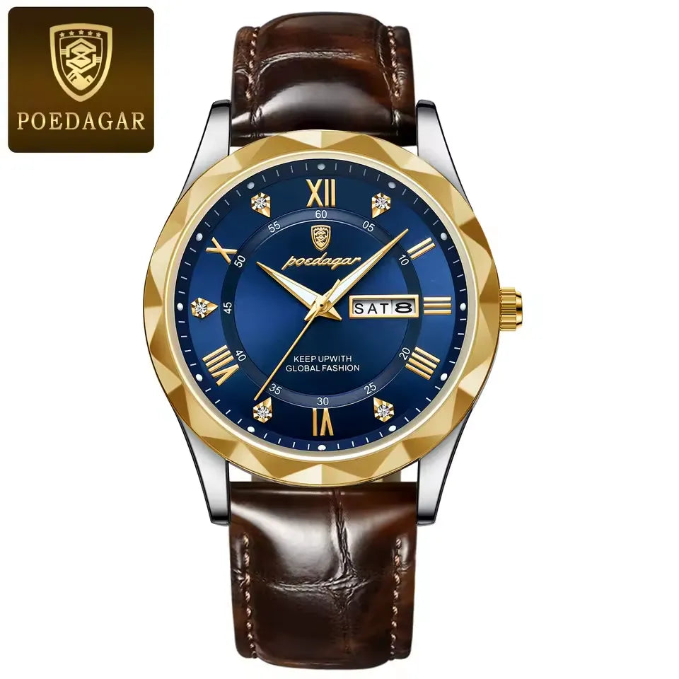 Poedagar Horizont Hide® Men's Watch